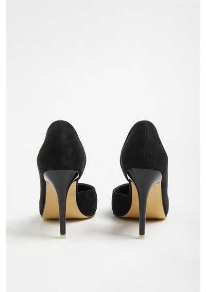 155031 Klasik Stiletto Siyah Süet indirimleri
