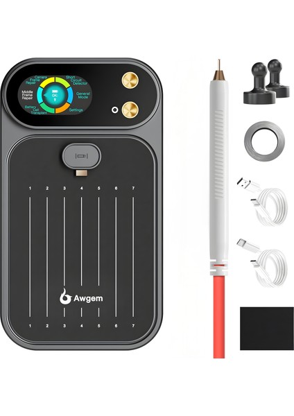 Mf2 | Farad Kapasitör Teknolojili 6'sı 1 Arada Punta Kaynak Makinesi (0.4mm Ultra Güç, 99 Kademeli Hassas Ayar