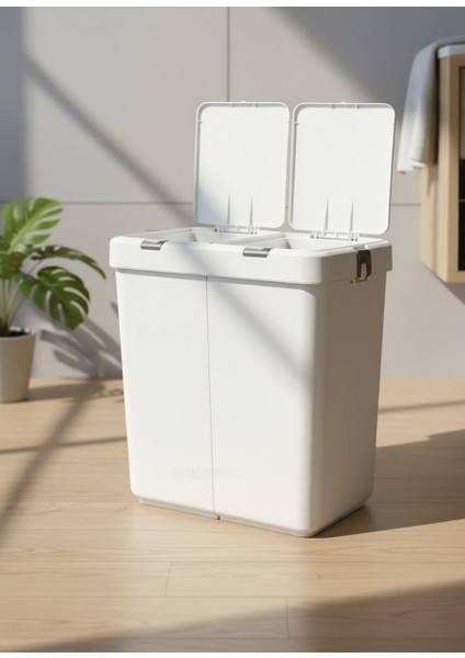 4’lü Katlanabilir Çamaşır Sepeti Seti – 80 Litre Kirli Sepeti, Sele, Su Kovası ve Maşrapa fiyatları