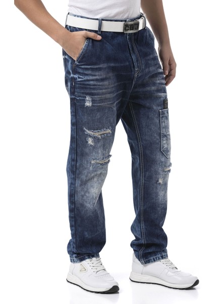 CD907 Baggy Tarzında Kargo Pantolon - Işlevsellik ve Konforla Şehir Stili fiyatları