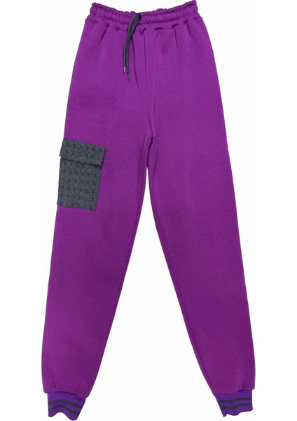 Kız Çocuk Kargo Cepli Gömlek Yakalı ve Yaka Taşlı 3 Iplik Alt Üst Takım 12328 modelleri