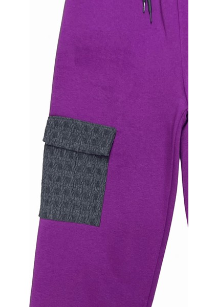 Kız Çocuk Kargo Cepli Gömlek Yakalı ve Yaka Taşlı 3 Iplik Alt Üst Takım 12328 indirimleri