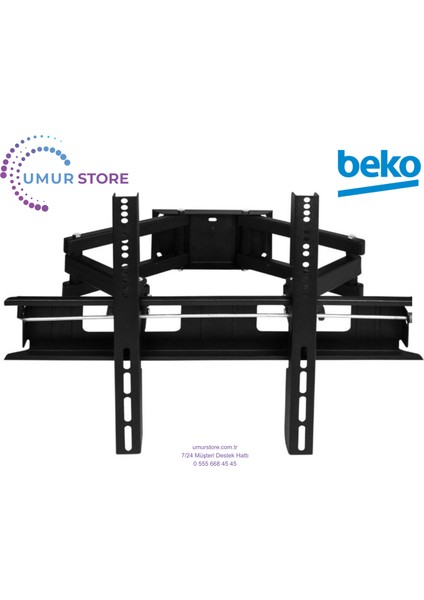 55P6300 Uyumlu 42”- 55”- 65”- 75” Inç LCD LED Ekran Tv Hareketli Askı Aparatı