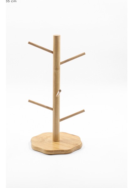 Bambu Kupa Bardak Askısı, Standı, Kahve Fincanı Rafı, Tezgah Üstü Kupa Ağacı, Kupa Ağacı 6 Askılı fiyatları