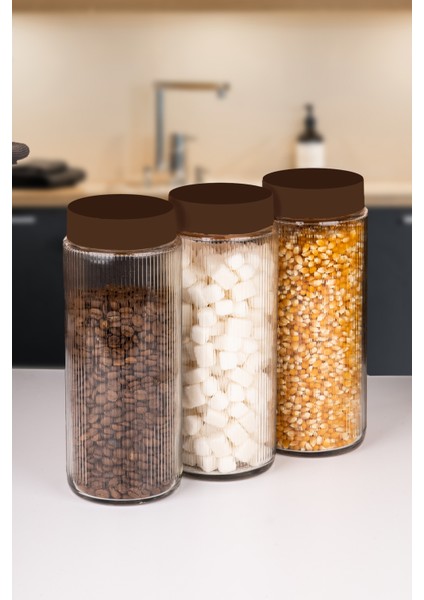 12 Li Jumbo Boy Kapaklı Cam Erzak Kavanozu Saklama Kabı 1500 ml modelleri