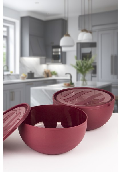 2 Li 6 Lt Tupper Model Saklama Kabı Badya, Hamur Yoğurma Yumuşak Sızdırmaz Kapaklı indirimleri