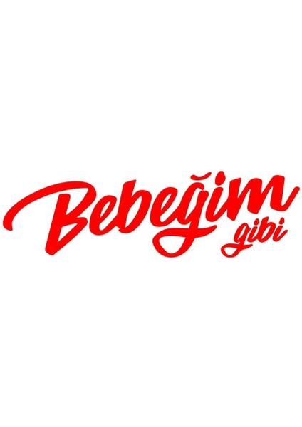 Bebeğim Gibi Araba Motorsiklet Kask Laptop Sticker 17X5 cm fiyatları