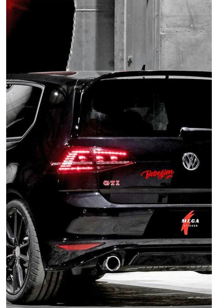 Bebeğim Gibi Araba Motorsiklet Kask Laptop Sticker 17X5 cm modelleri