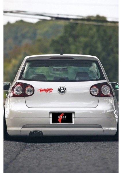 Bebeğim Gibi Araba Motorsiklet Kask Laptop Sticker 17X5 cm indirimleri