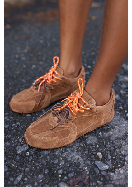 Garcia Kadın Lacivert Süet Sneakers