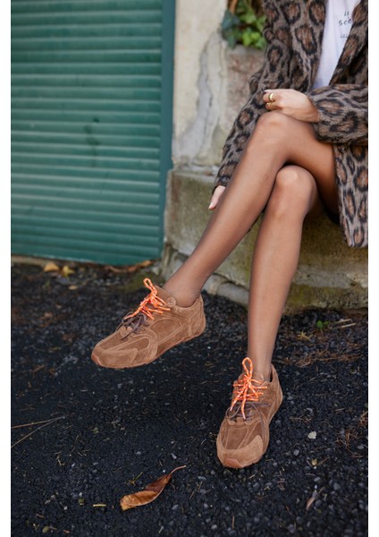 Garcia Kadın Lacivert Süet Sneakers