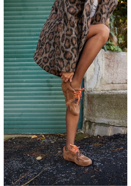 Garcia Kadın Lacivert Süet Sneakers