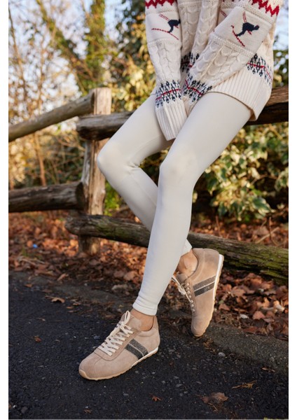 Tella Kadın Bej Gercek Suet Bagcıklı Taşli Sneaker fiyatları