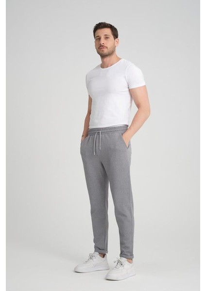 Premium Oxford Örme Regular Fit Duble Paça Erkek Pantolon- Gri fırsatları