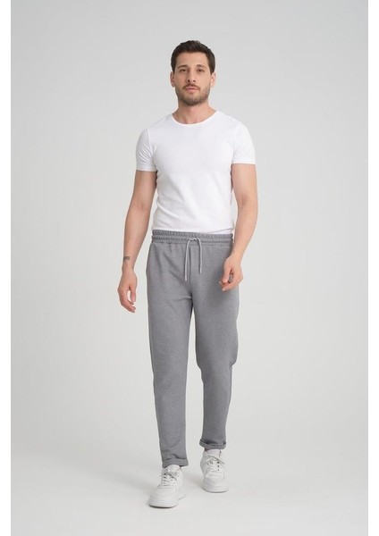 Premium Oxford Örme Regular Fit Duble Paça Erkek Pantolon- Gri indirimleri