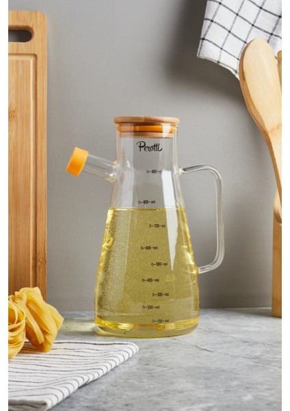 2'li Bambu Kapaklı Bambu Stantlı Cam Yağlık Sirkelik Silikon Tabanlı Sosluk 900 ml modelleri