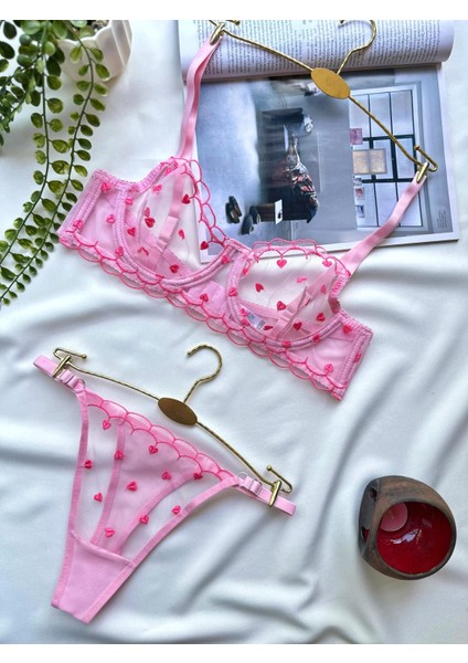 Valentina Kadın Dantelli Tanga Külotlu Sütyen Takım fiyatları