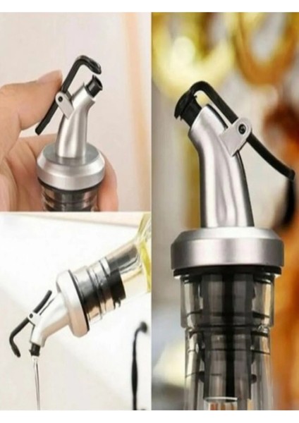 1 Adet Damlatmaz Kapaklı Şişe Tıpası Sızdırmaz Yağdanlık Ucu Kapağı Tıpası Yağ Şişesi Başlığı