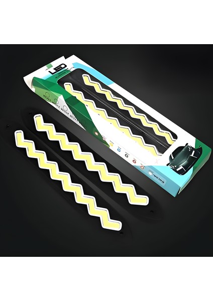 Zigzag Şerit Gündüz Ledi Farı Su Geçirmez Beyaz Işık modelleri