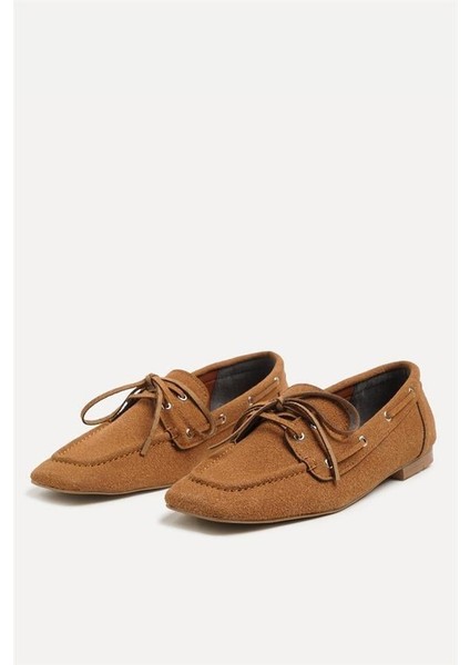 255009 Bağcıklı Makosen Taba Süet fiyatları