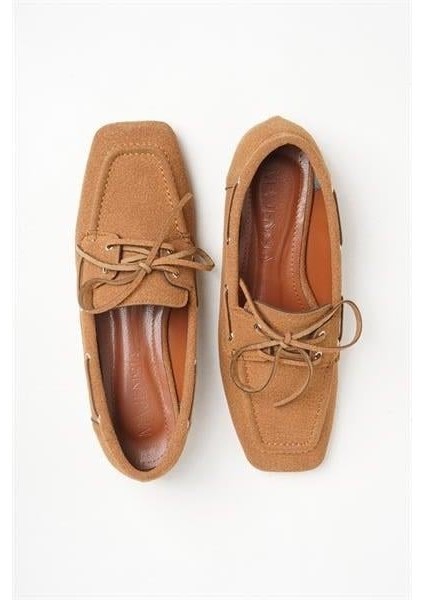 255009 Bağcıklı Makosen Taba Süet modelleri