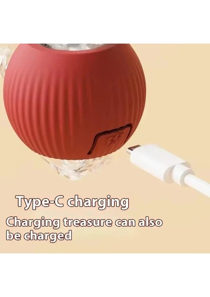 Akıllı Kedi Oyuncağı, USB Şarjlı, LED Işıklı, 3 Modlu, Otomatik Yuvarlanan Top,İnteraktif fiyatları