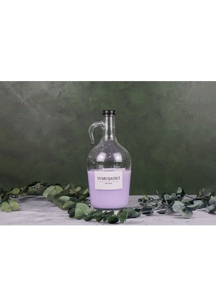 Dekoratif Cam Yumuşatıcı Şişesi 1500 ml Siyah Kapaklı modelleri