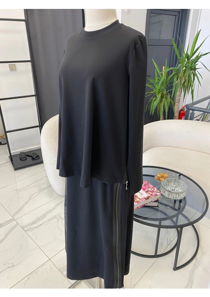 Fermuar Detaylı Etekli Takım fırsatları