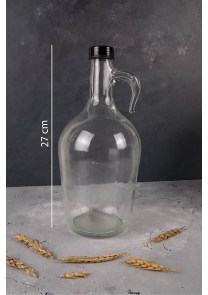 Dekoratif Cam (Softener) Yumuşatıcı Şişesi 1500 ml Siyah Kapaklı fiyatları