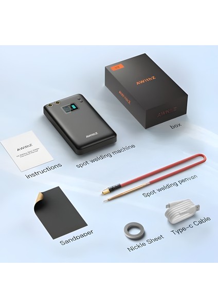 U2 | 7500MAH Yüksek Güçlü Pil Punta Kaynak Makinesi (0.25MM Nikel Destekli, 99 Kademeli Hassas Ayar) fırsatları