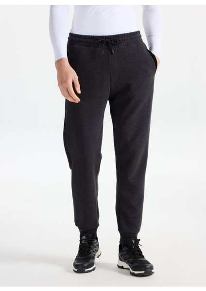 D5WM-EA3828 Antrasit Melanj Relaxed Düz Erkek Eşofman Altı fiyatları