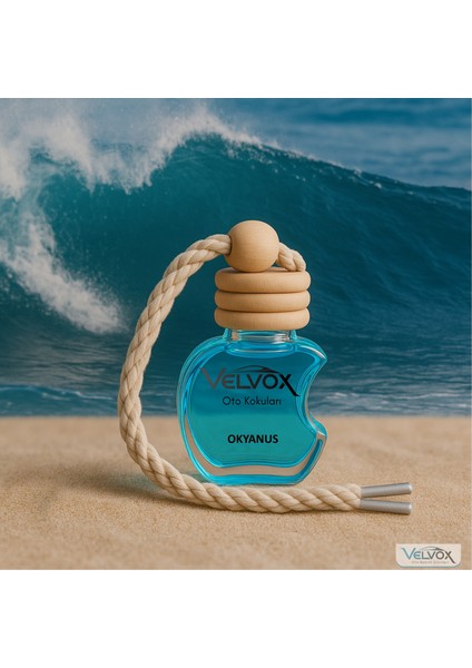 Okyanus Oto Kokusu 10 ml Yağ Bazlı Uzun Süre Kalıcı Askılı Araç Kokusu