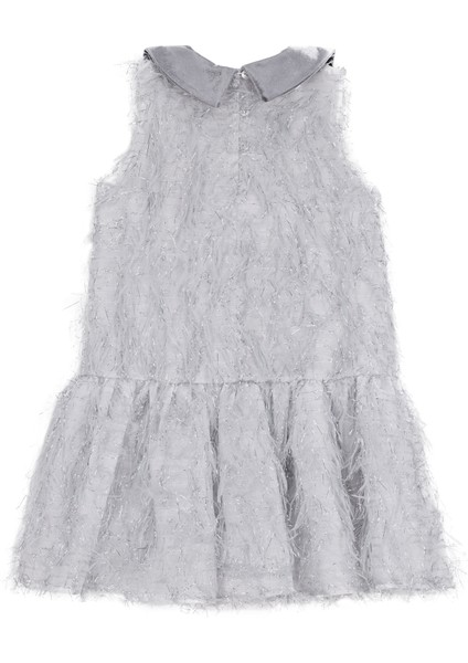 Pullu Gri Kız Çocuk Abiye Elbise BRB5WG-ELB6666 fiyatları