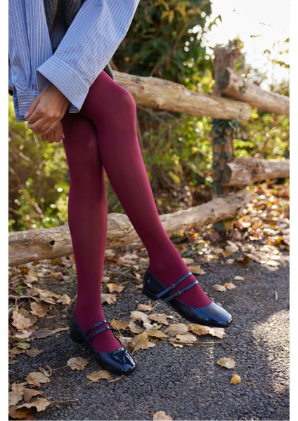 Cerry Kadın Lacivert Mını Topuklu Babet