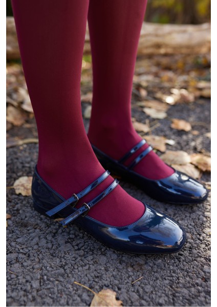 Cerry Kadın Lacivert Mını Topuklu Babet indirimleri