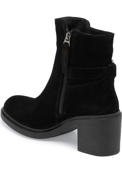Siyah Hakiki Süet Deri Kadın Casual Bot - K24K1BT67746-A01 fiyatları