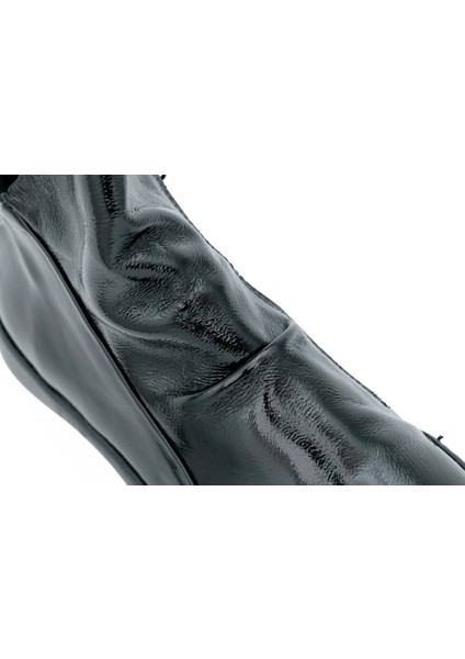 Hakiki Deri Fermuarlı Kadın Bot Kauçuk Taban - B260593 fırsatları