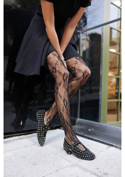 Gallo Kadın Bej Gercek Deri Suet Komple Taş Babet