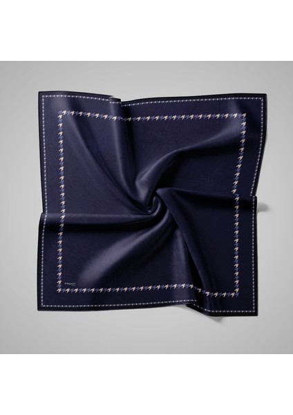 Naturel Eşarp | Kaz Ayağı Çerçeve