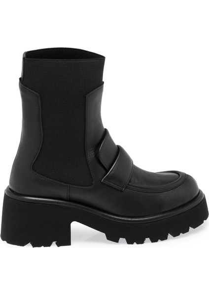 Siyah Hakiki Deri Kadın Casual Bot - K24K1BT67693-A23 modelleri
