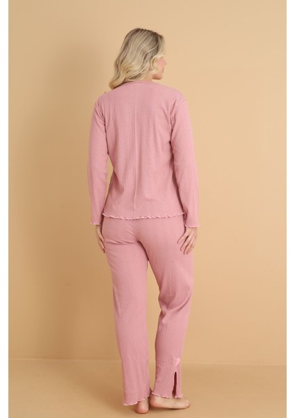 MR-8601 Pointel Kumaş Mevsimlik Günlük Kalpli Kadın Pijama Takımı indirimleri