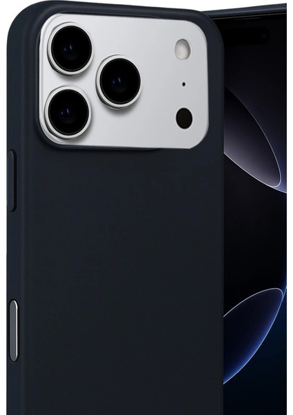 Apple iPhone 17 Pro Nano Içi Kadife Silikon - SIYAH-(5796) - M900R886-K04900 fiyatları