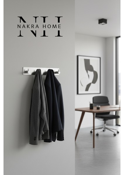 Paslanmaz Çelik Yapışkanlı Duvar Askılığı | Delmeden Montaj Suya Dayanıklı Çok Amaçlı Askılık fırsatları