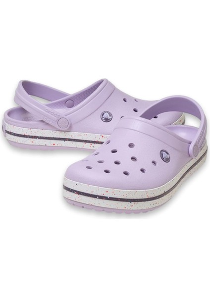 211645 Crocband Speckled Band Clog K Lila Çocuk Terlik fırsatları