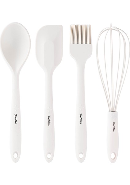 006-01-SİLİKON Krem Rengi 4lü Büyük Hazırlık Seti