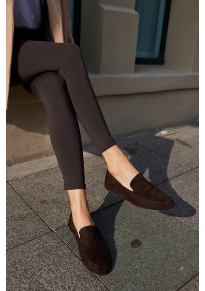 Valenta Kadın Bordo Rugan Gercek Deri Loafer Ayakkabi