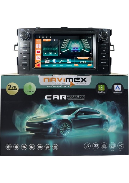 Toyota Auris 2008-2011 Navimex 4-64 (Fanlı) Profesyonel Tam Oem