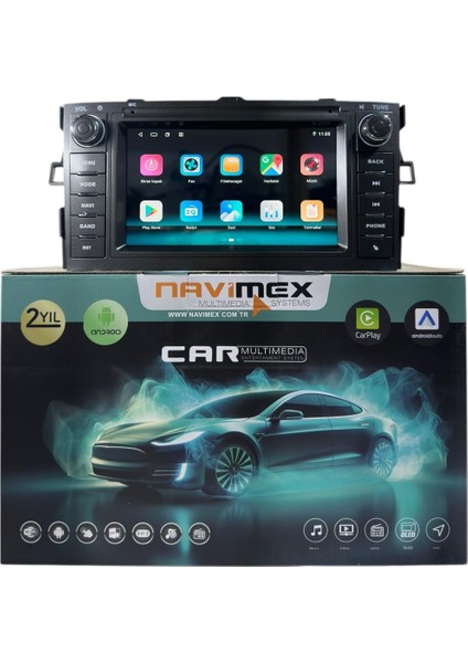 Toyota Auris 2008-2011 Navimex 4-64 (Fanlı) Profesyonel Tam Oem modelleri