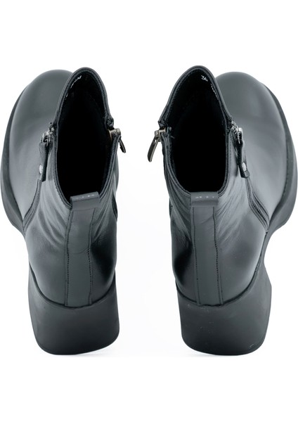 Hakiki Deri Fermuarlı Kadın Bot Eva Taban - B24400 fırsatları
