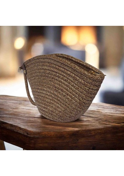 Shyne Clutch Hasır Midye Kadın Çanta